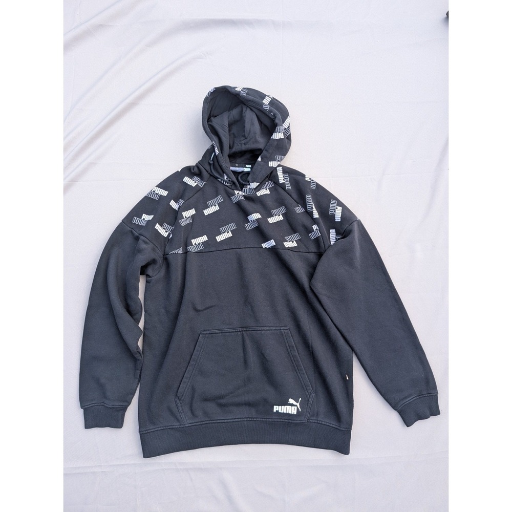 PUMA Power Aop Pullover Hoodie Mens‎ Size Large Casual Outerwear